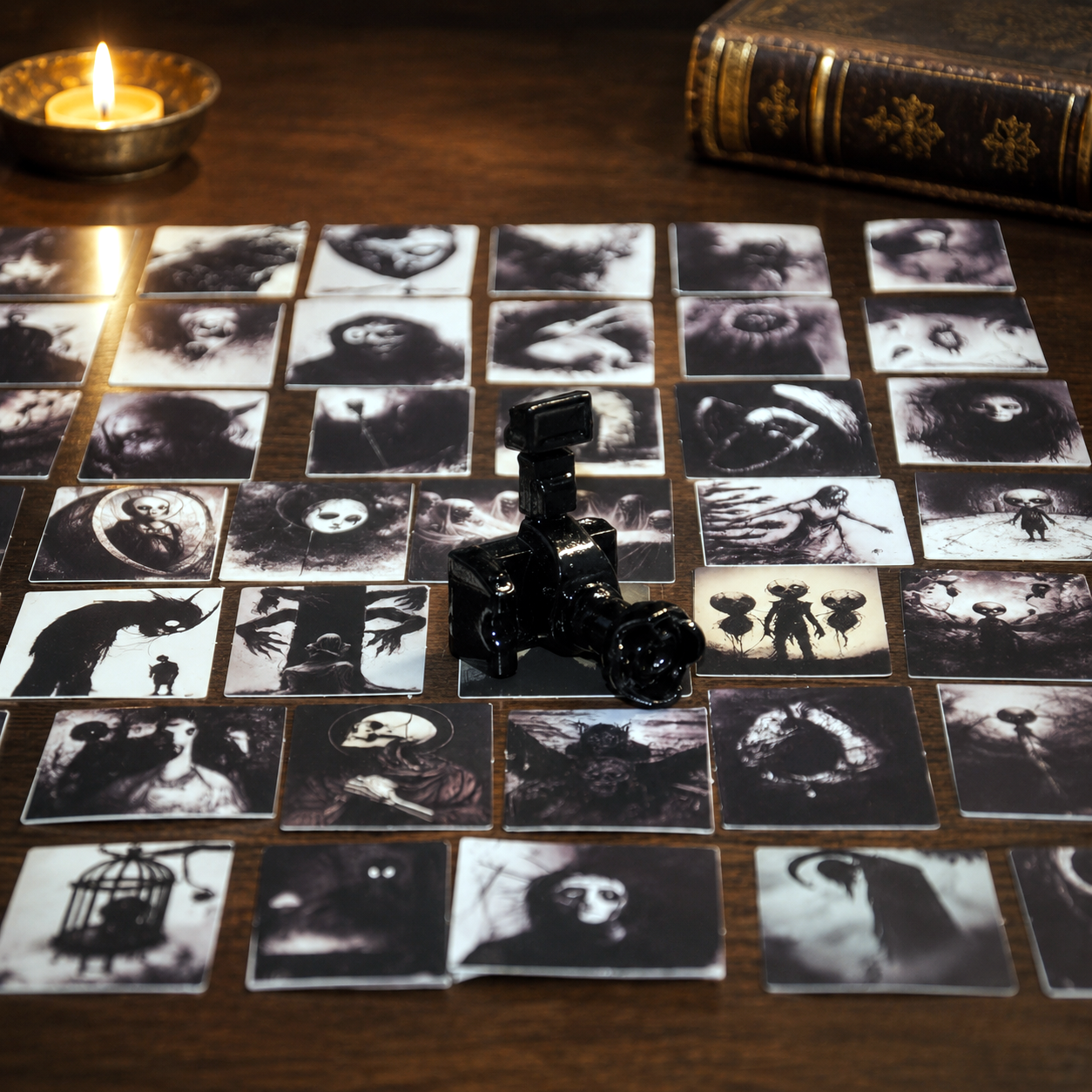 Gothic Poster & Camera Prop Kit — 69pcs