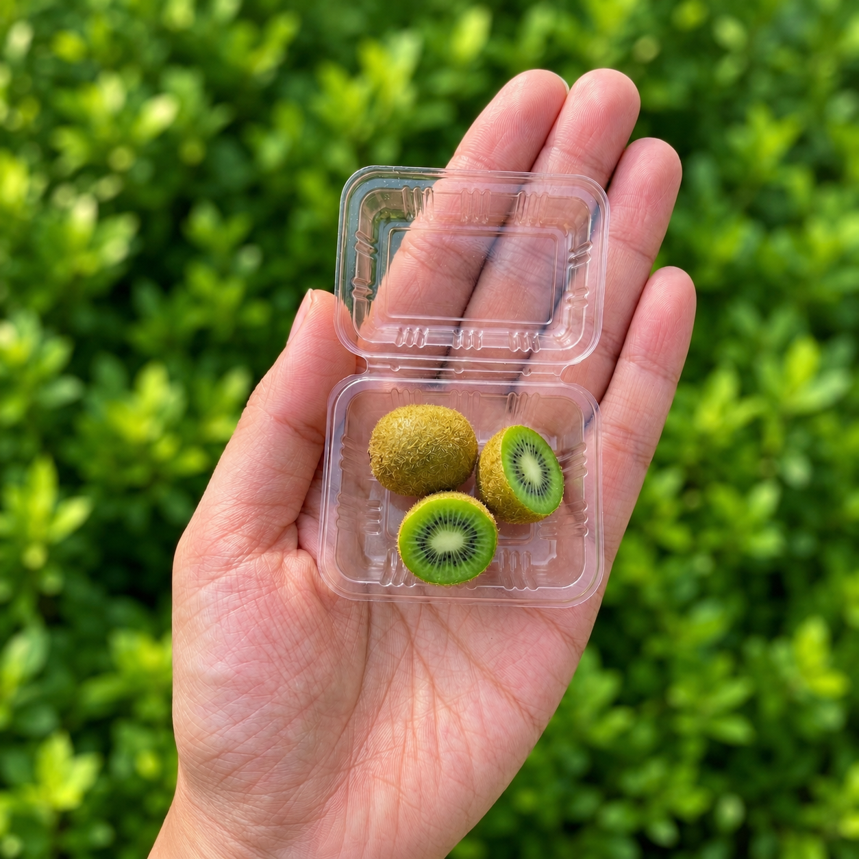 3Pcs Miniature Kiwi Fruit Set – Hand-Sculpted 1:12 Scale Dollhouse Kiwi with Real Fuzzy Skin, Radiating Green Flesh and Hand-Placed Black Seeds, Tiny Realistic Fruit for Dioramas & Polymer Clay Food Miniatures