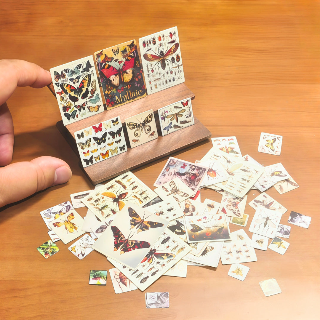 Insect Card Paper 3D Model Kit | Miniature STEM Craft for Teens & Adults | DIY Science Art, Educational Collectible for Nature Enthusiasts