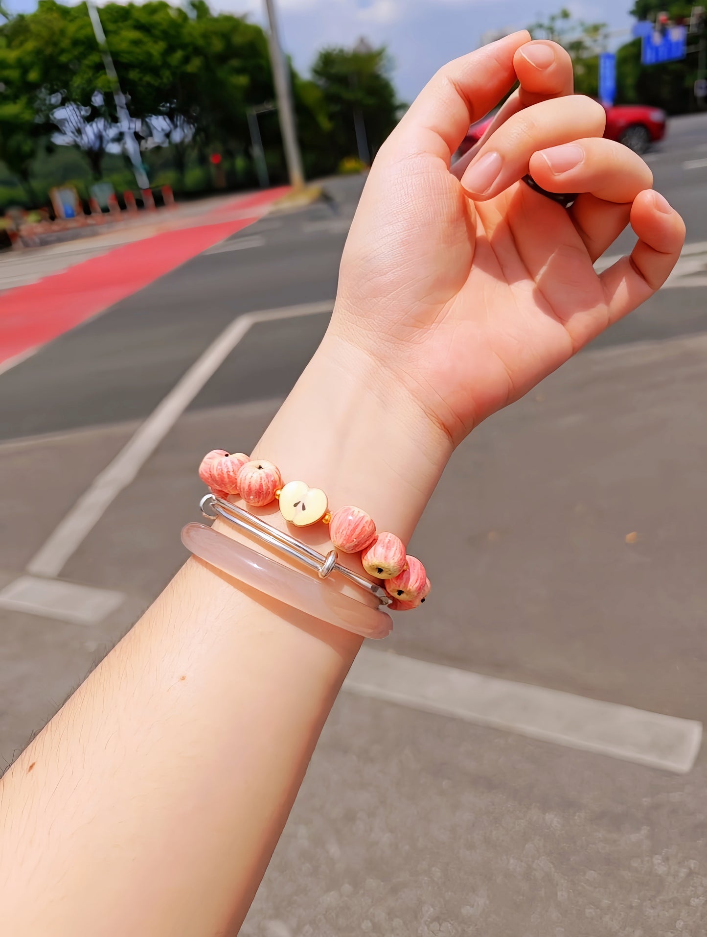 artisan apple jewelry bracelet fdmini