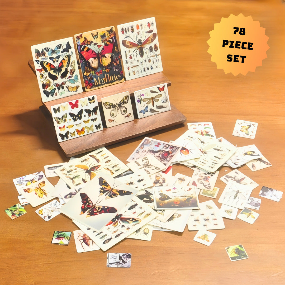 Insect Card Paper 3D Model Kit | Miniature STEM Craft for Teens & Adults | DIY Science Art, Educational Collectible for Nature Enthusiasts