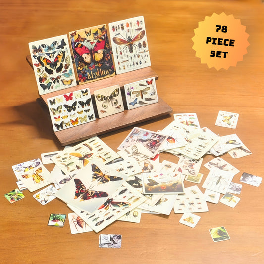 Insect Card Paper 3D Model Kit | Miniature STEM Craft for Teens & Adults | DIY Science Art, Educational Collectible for Nature Enthusiasts
