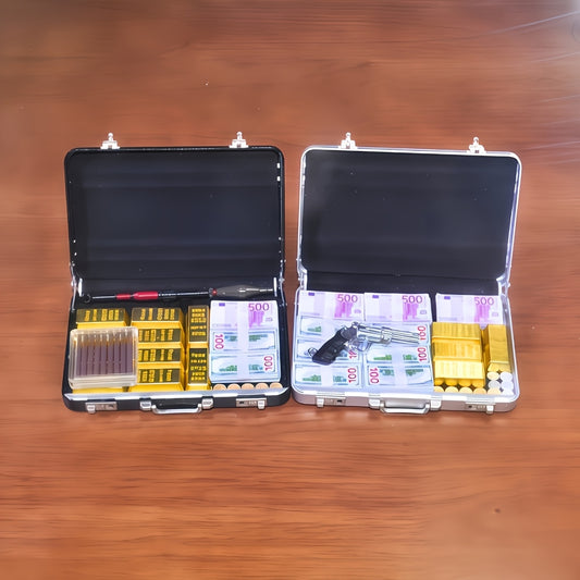 Vintage-Style 1:6 Scale Miniature Display Case - Adult Collectible Gift Set, Creative Dollhouse Accessories with Antique Treasure Replicas, Decorative Miniature Model House Accents for Enthusiasts