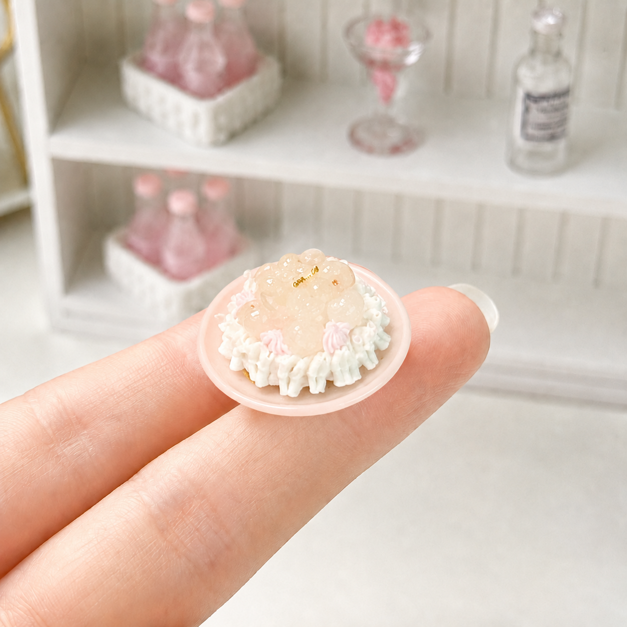 1:6 Scale Miniature Lemon Citrus Café Collection – 12 Styles Dollhouse Soda Cup, Melon Parfait, Cream Cake & Ice Cream Set, Handmade Polymer Clay Kawaii Summer Food for Blythe BJD Diorama | Pick Your Style