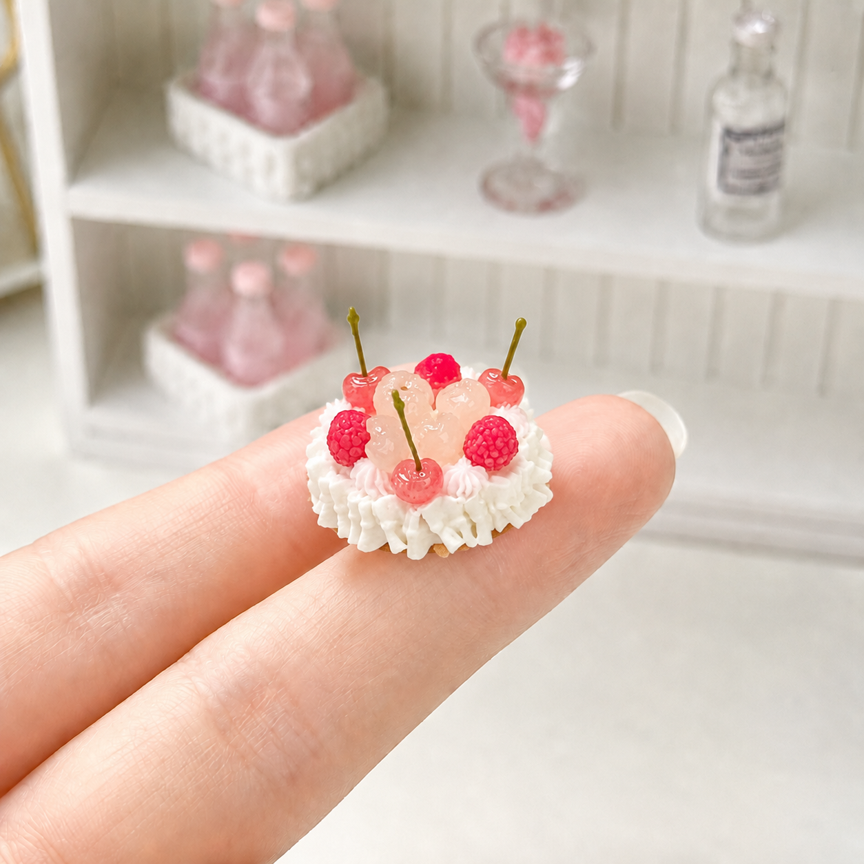 1:6 Scale Miniature Lemon Citrus Café Collection – 12 Styles Dollhouse Soda Cup, Melon Parfait, Cream Cake & Ice Cream Set, Handmade Polymer Clay Kawaii Summer Food for Blythe BJD Diorama | Pick Your Style