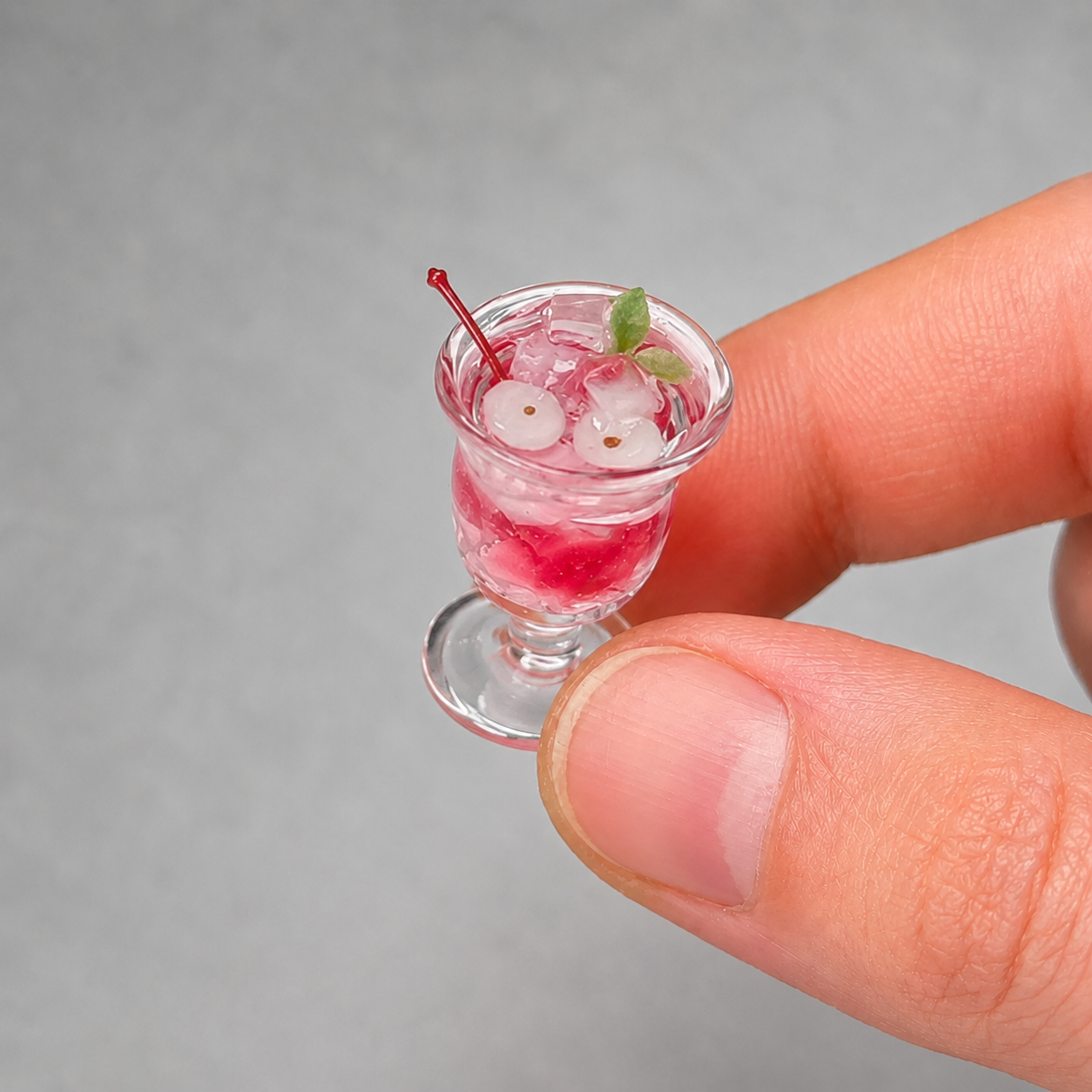 1:6 Scale Miniature Summer Fruit Drink & Parfait Collection – 8 Styles Dollhouse Mango, Strawberry, Citrus & Watermelon Café Set, Handmade Polymer Clay Kawaii Food for Blythe BJD Diorama