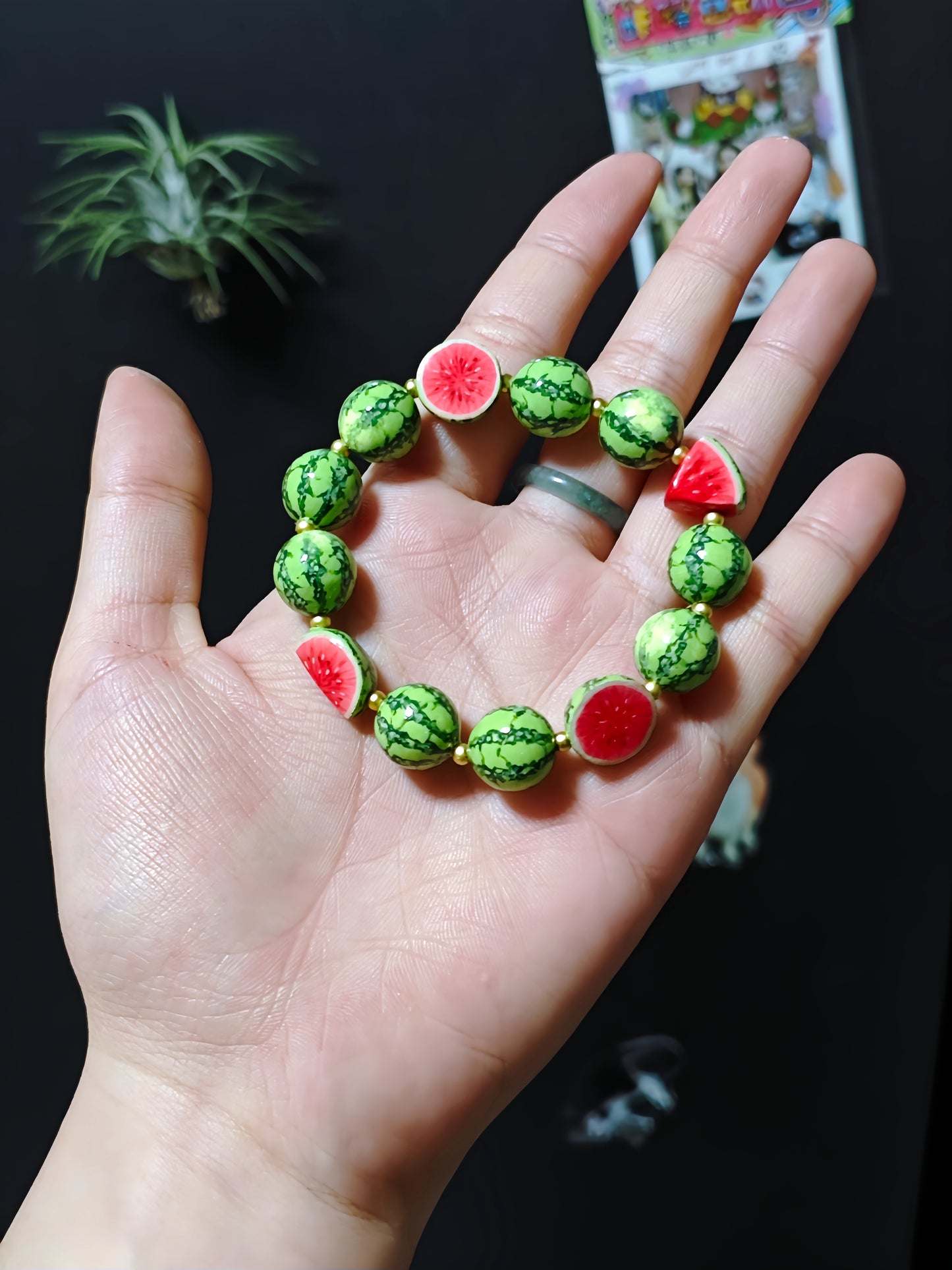 artisan watermelon jewelry bracelet fdmini