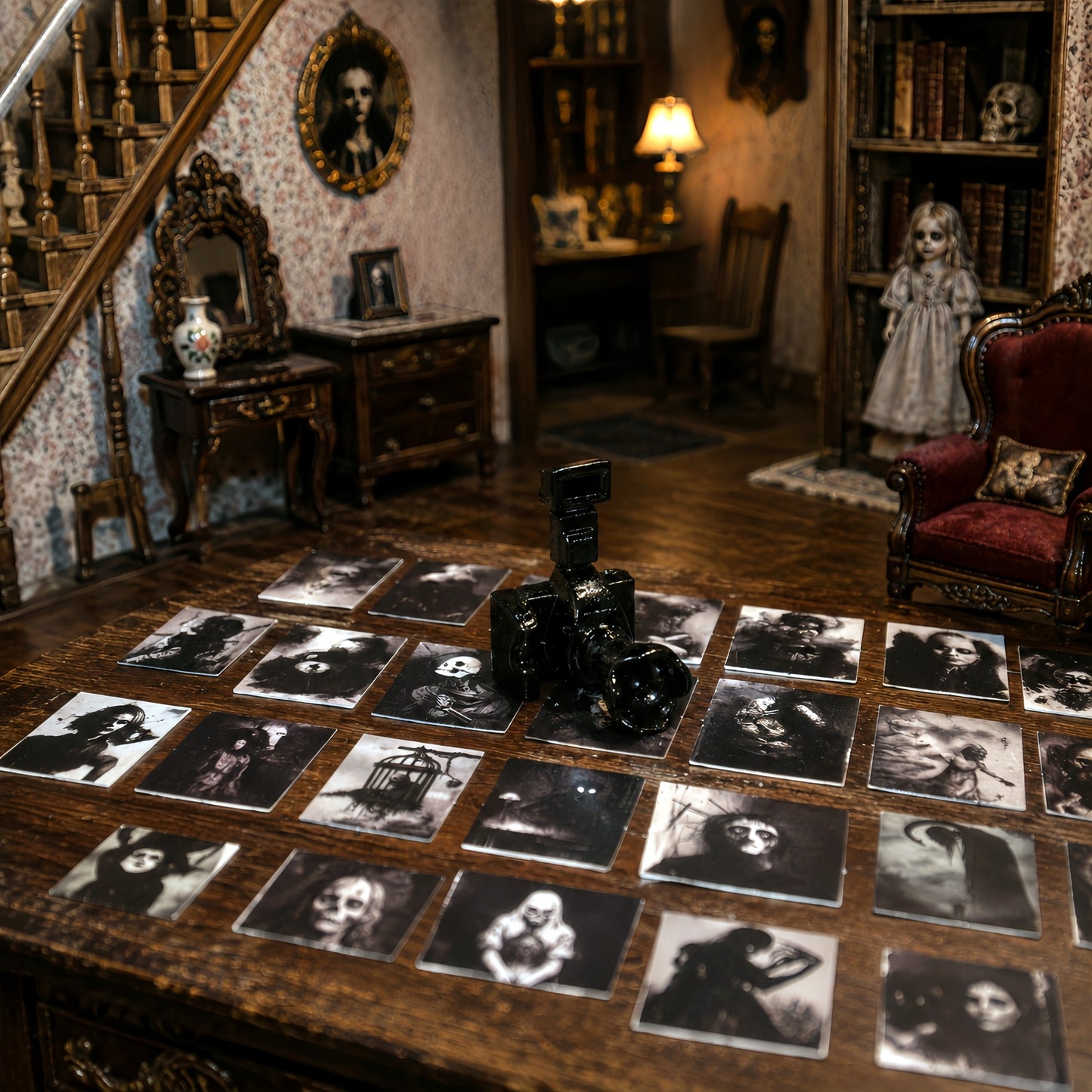 Gothic Poster & Camera Prop Kit — 69pcs