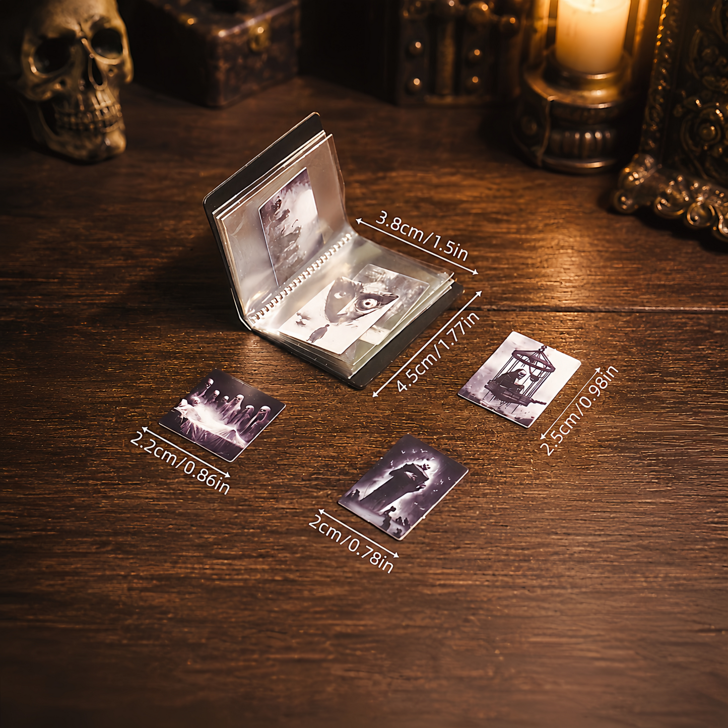 Gothic Horror Art Paper Set — 70pcs