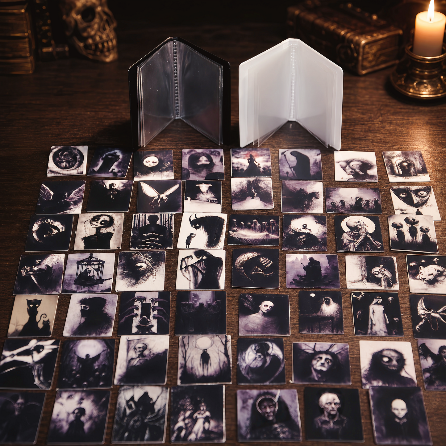 Gothic Horror Art Paper Set — 70pcs