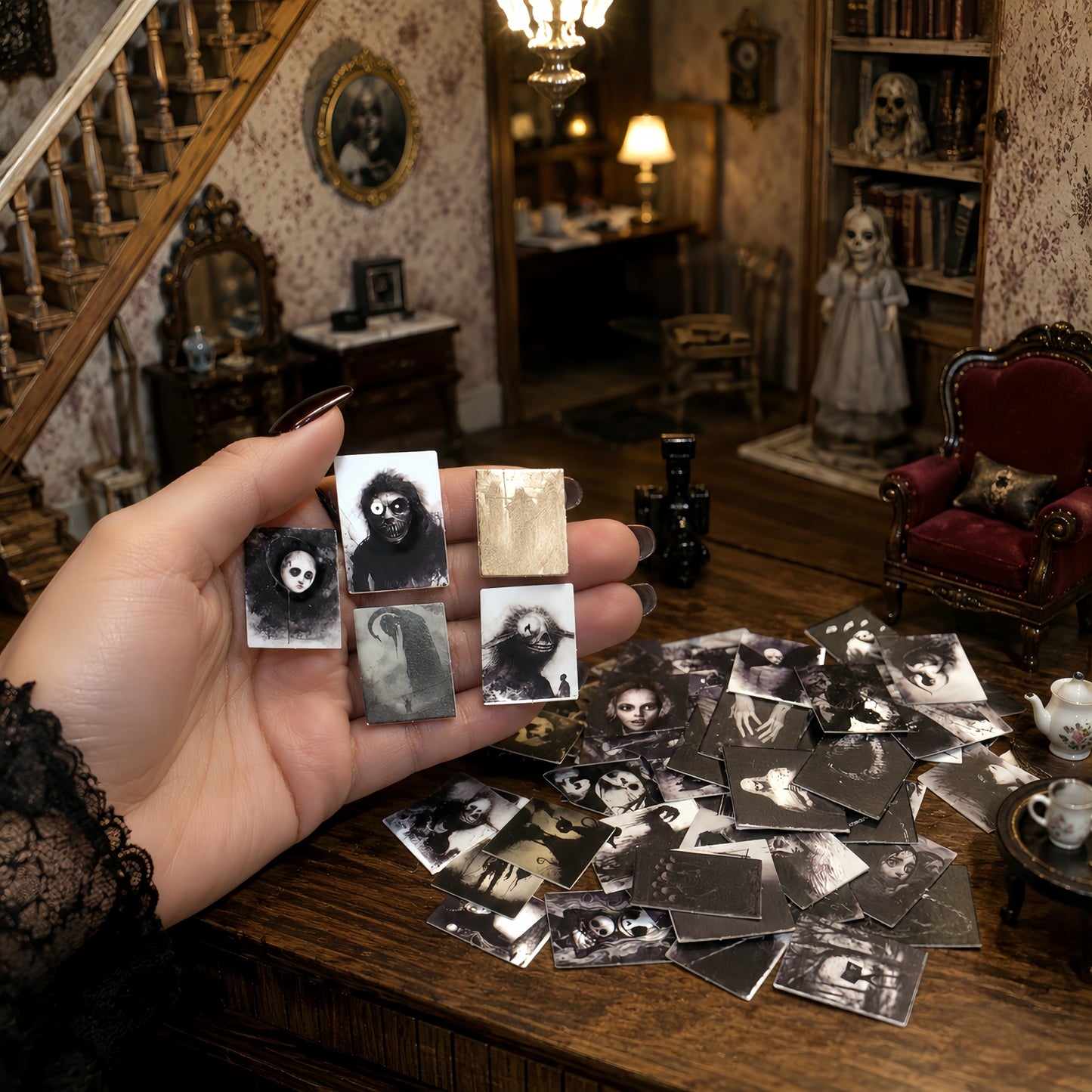 Gothic Poster & Camera Prop Kit — 69pcs