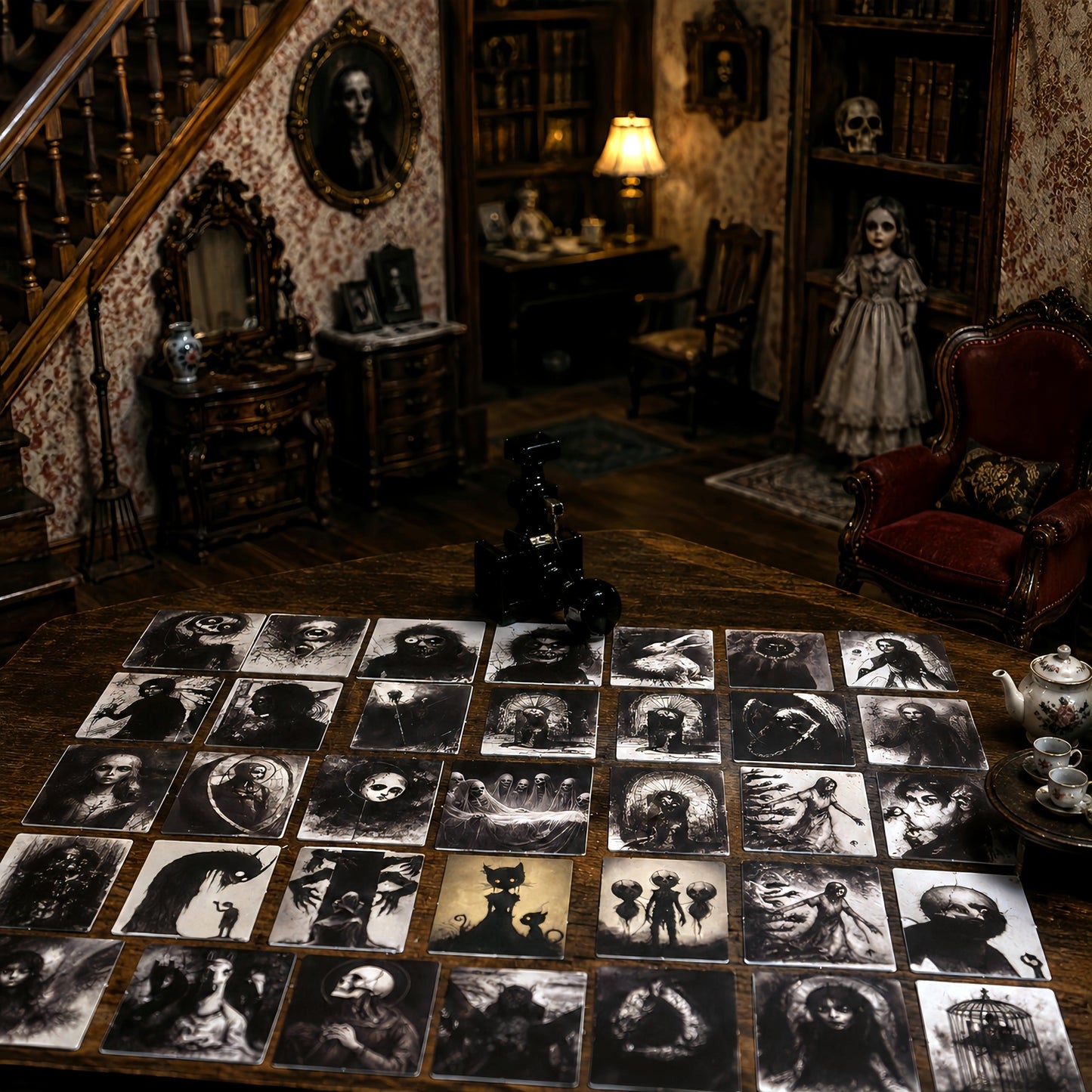 Gothic Poster & Camera Prop Kit — 69pcs