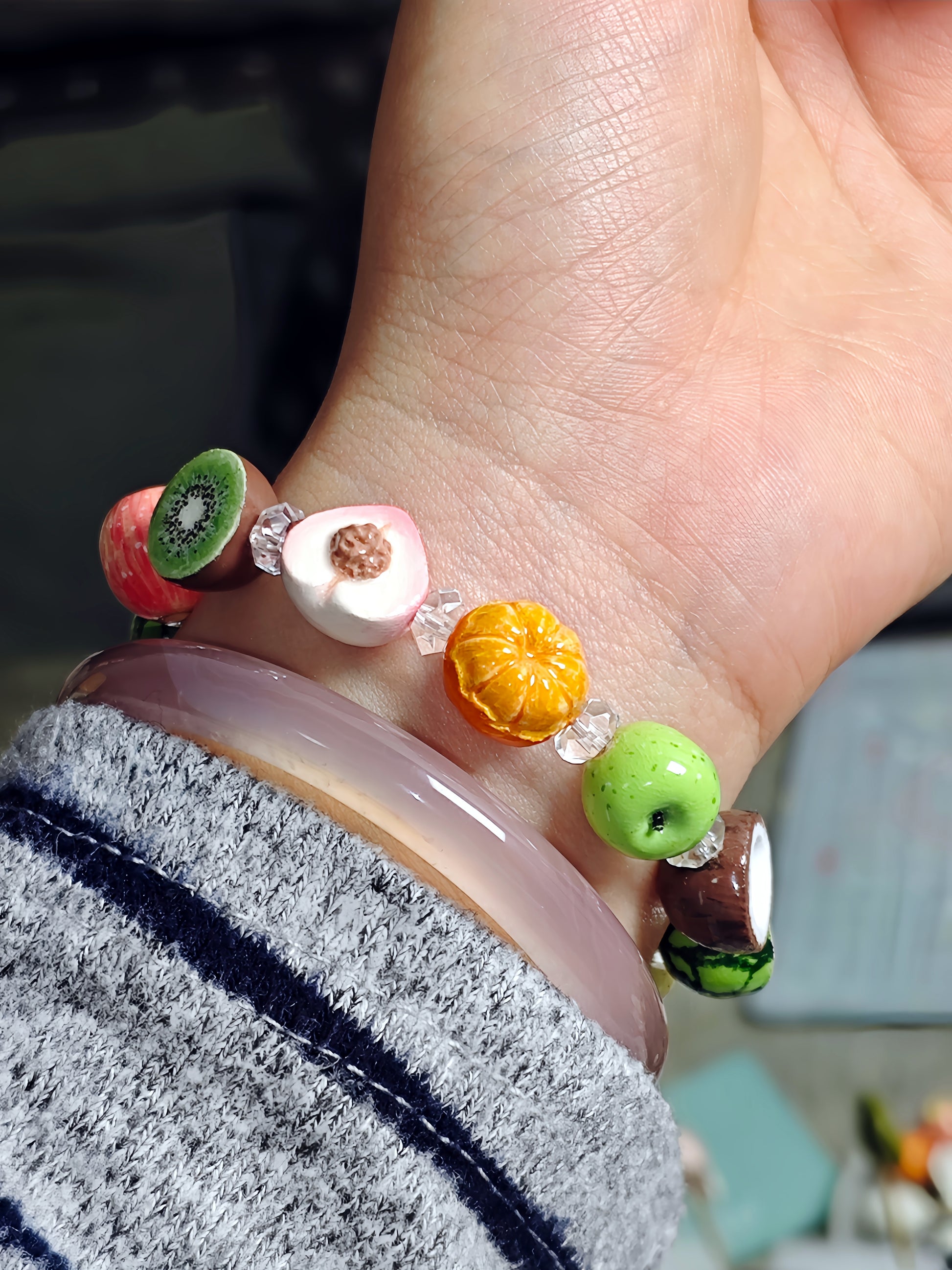 artisan summer fruit jewelry bracelet fdmini