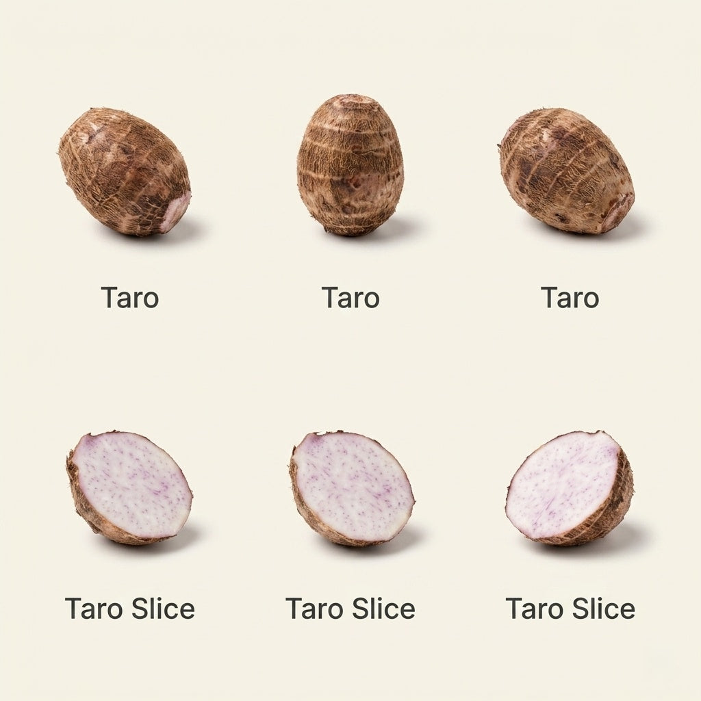 6Pcs Miniature Taro Set – Hand-Sculpted 1:6 Scale Dollhouse Taro Root with Fuzzy Skin and Purple-Speckled Flesh, Realistic Tiny Asian Vegetable for Blythe & Barbie Dioramas, Resin Jewelry & Polymer Clay Food MiniaturesB · Reddit / 社媒短标题