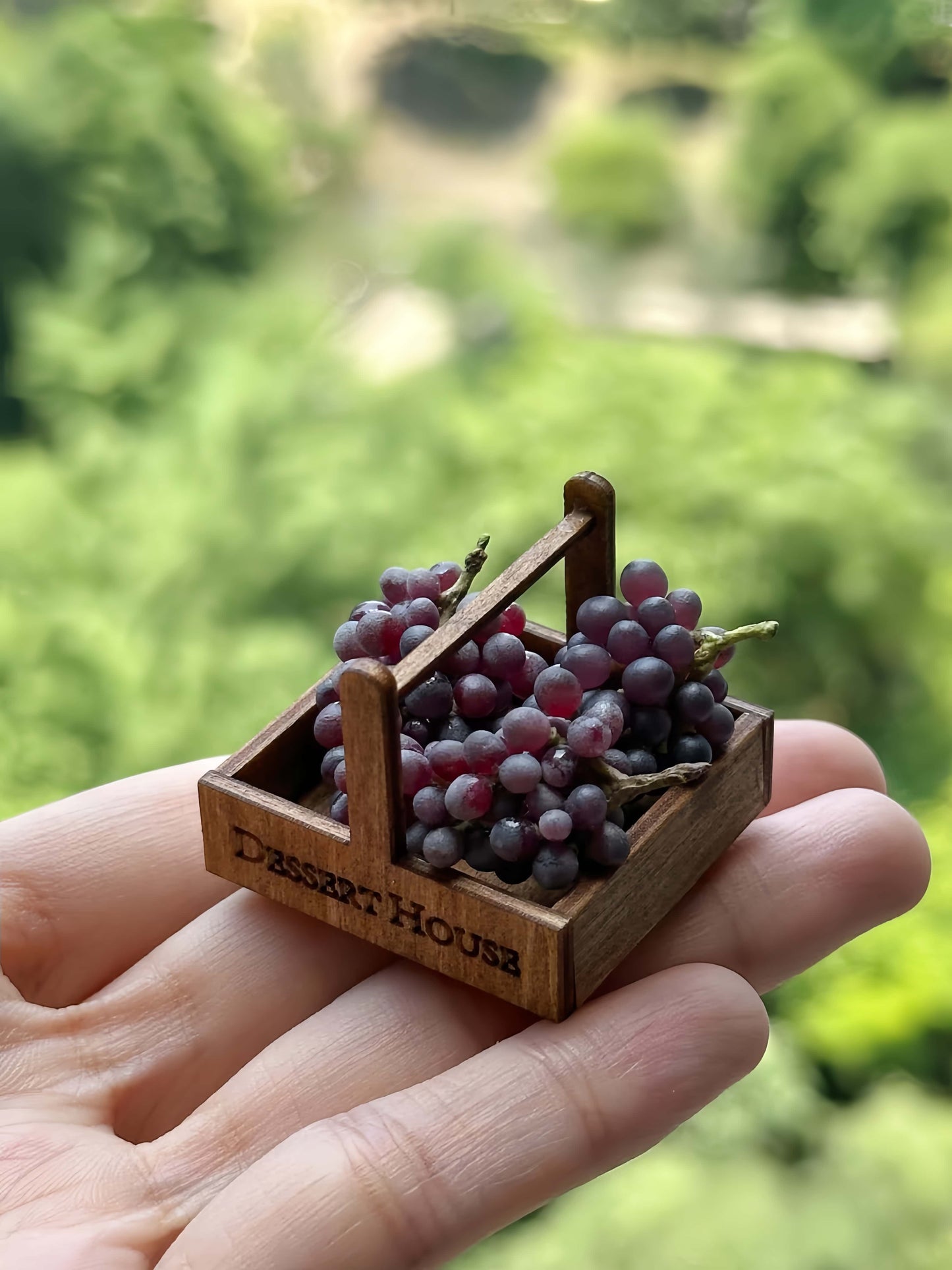 colorful handmade polymer clay berry charms fdmini