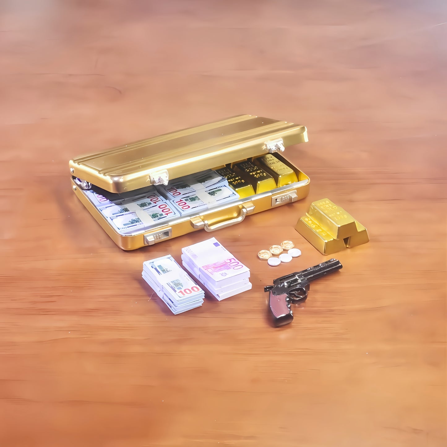 miniature collector briefcase set for action figures fdmini