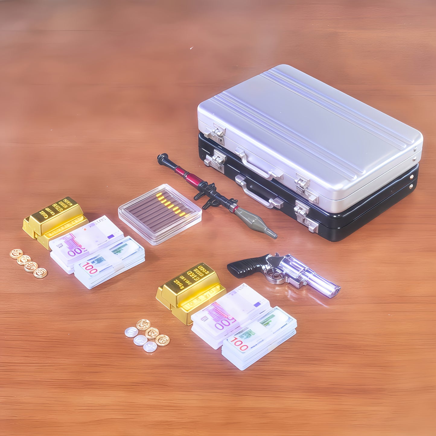 1:6 scale miniature vintage treasure display case fdmini