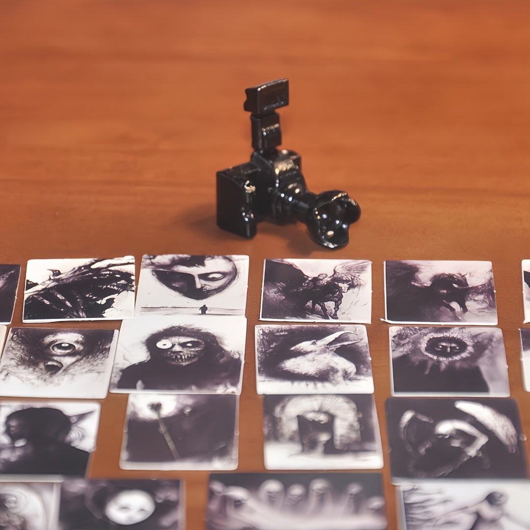 gothic poster and camera prop kit 69pcs fdmini