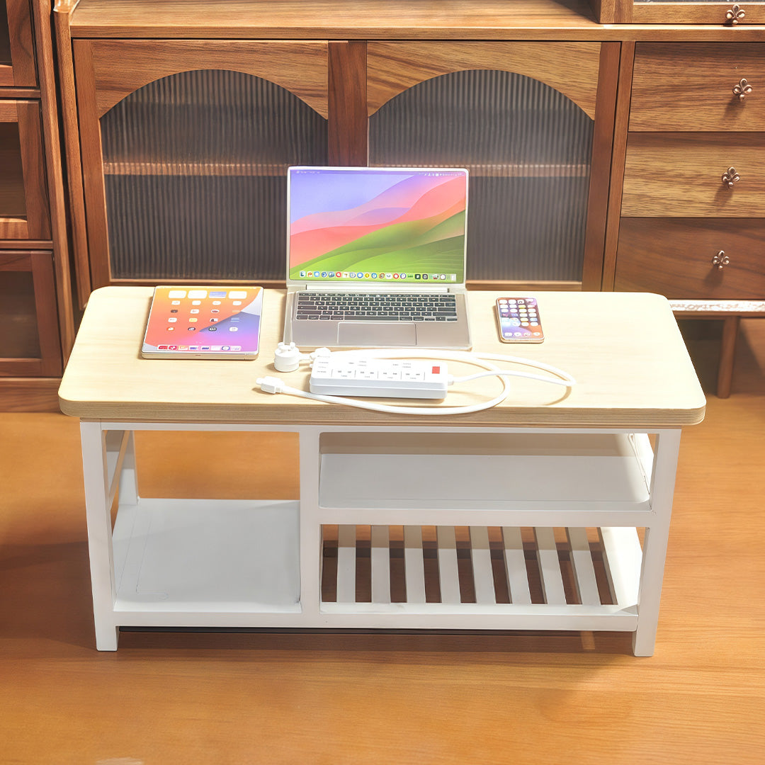 1:6 Scale Miniature Modern Tech Set - Dollhouse Laptop, Tablet, Smartphone & Power Strip - Realistic Office Accessories (Titanium  Edition)