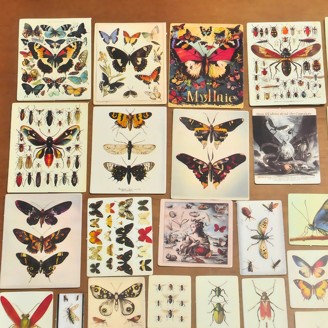 Insect Card Paper 3D Model Kit | Miniature STEM Craft for Teens & Adults | DIY Science Art, Educational Collectible for Nature Enthusiasts