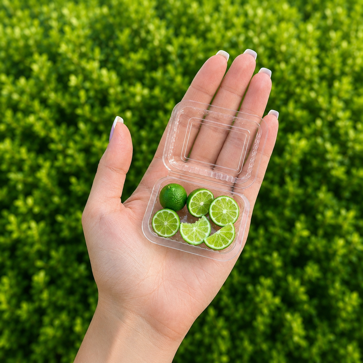6Pcs Miniature Lime Set – Hand-Sculpted 1:6 Scale Dollhouse Limes in Six Forms (Whole, Half, Wedge, Quarter, Slice), Realistic Tiny Citrus for Blythe & Barbie Dioramas, Resin Jewelry & Polymer Clay Food Miniatures
