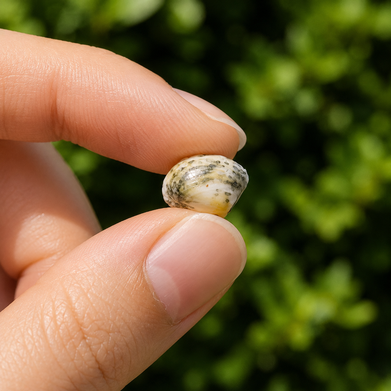 Miniature Clams - Hand-Sculpted 1:6 Scale Manila Clams with Mottled Shells, Open & Closed, Realistic Seafood Dollhouse Food for Blythe & Barbie Kitchen Dioramas, Resin Jewelry & Polymer Clay Food