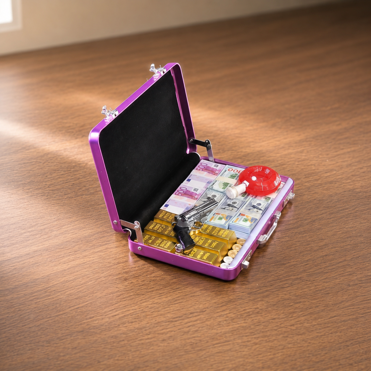 Pink Briefcase Set — 1:6 Scale