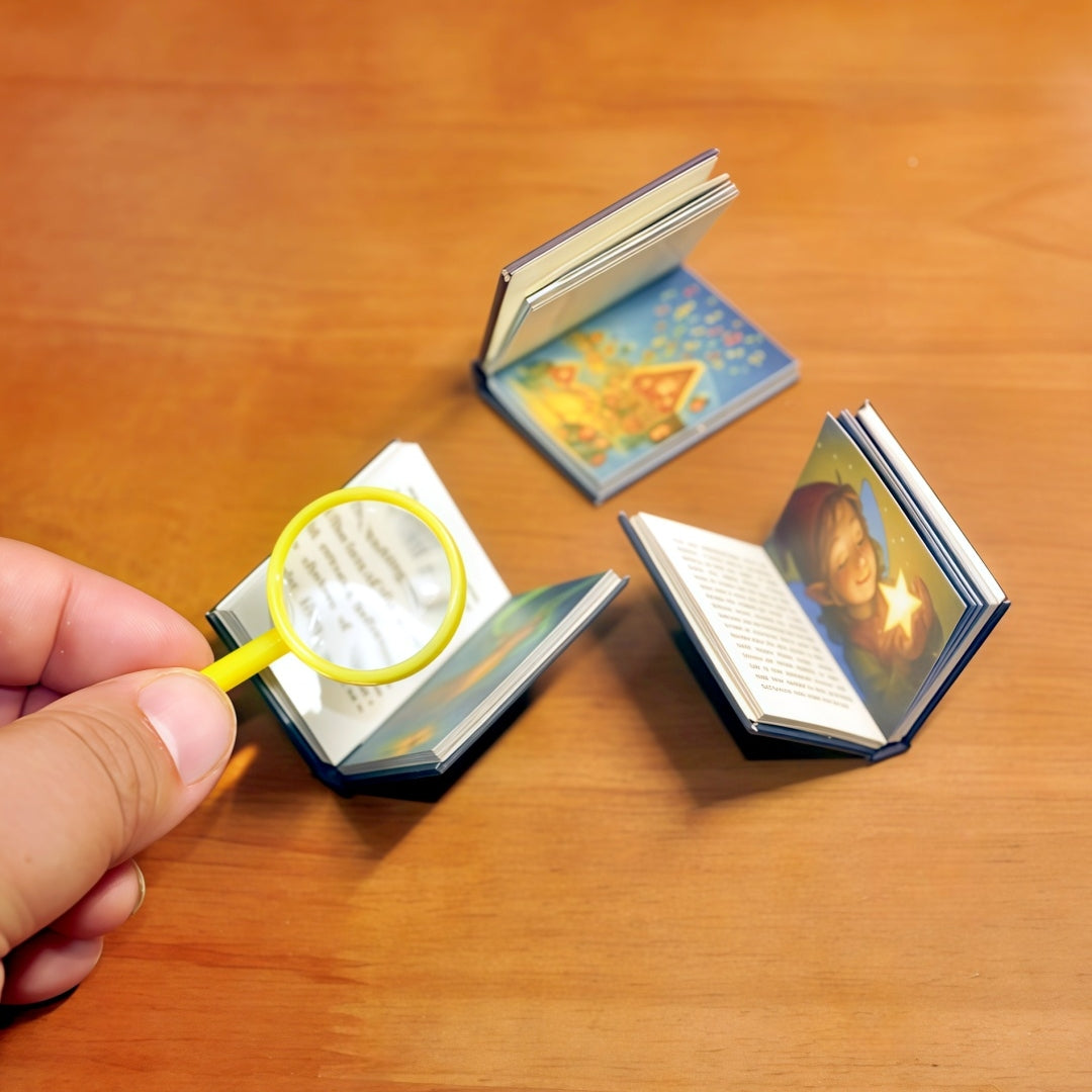 handmade clay miniature Christmas storybooks 1:6 scale fdmini
