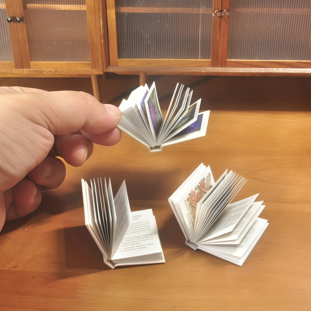 miniature pixie encyclopedia for dollhouse library 1:6 scale fdmini
