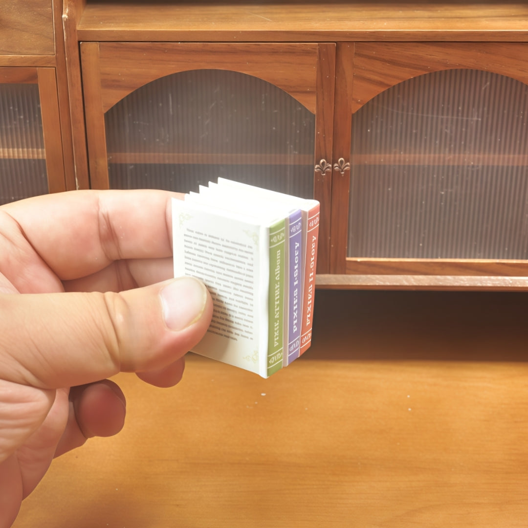miniature pixie encyclopedia for dollhouse library 1:6 scale fdmini

