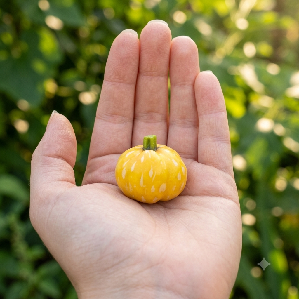 Miniature Pumpkins - Hand-Sculpted 1:6 Scale Set of 3 Pumpkin Styles: Butternut Squash, Cut Half with Seeds & Round Speckled Pumpkin, Realistic Autumn Dollhouse Food for Blythe & Barbie Dioramas, Resin Jewelry & Polymer Clay Food