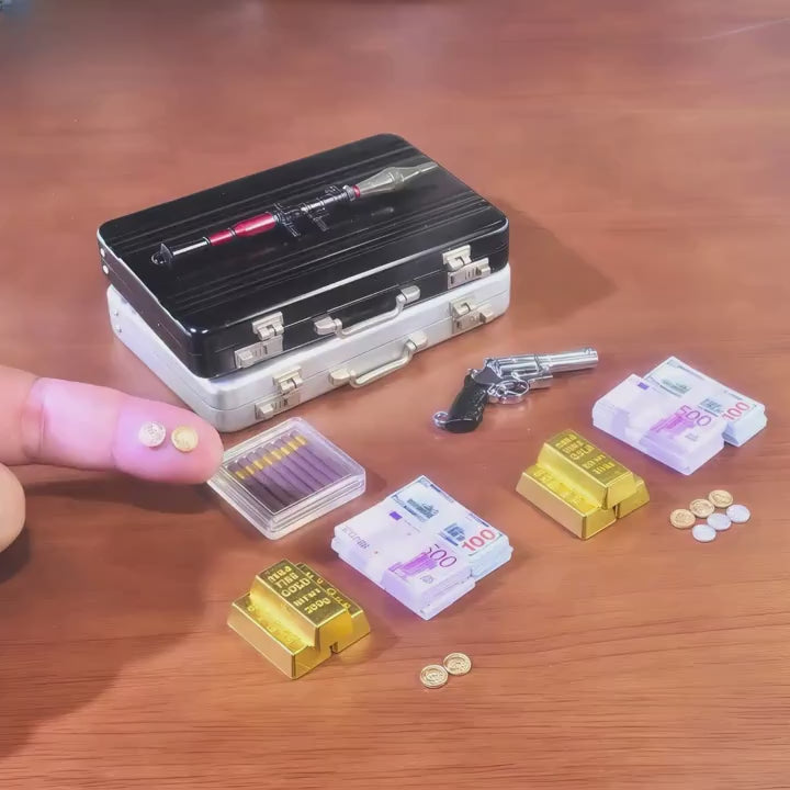 1:6 scale miniature vintage treasure display case fdmini